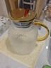 憶壺茶涼水壺冷水壺耐高溫加厚防爆涼水杯高硼硅玻璃家用大花果茶水壺 曬單實拍圖