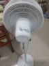 美的（Midea）電風扇 家用七葉立式落地扇宿舍臥室輕音節(jié)能搖頭桌面小風扇大風力空氣循環(huán)風扇 SAF30AC  曬單實拍圖