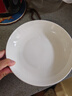 瓷俠客盤(pán)子菜盤(pán)家用白色骨瓷餐具碟子陶瓷餐盤(pán)套裝骨碟餃子盤(pán)深盤(pán)飯盤(pán) 7英寸涼菜盤(pán)（4個(gè)裝） 17.8cm 曬單實(shí)拍圖