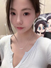 伊燦冷淡風(fēng)微笑彎彎項鏈女2025年新款爆款高級感輕奢小眾鎖骨頸鏈配飾 冷淡風(fēng)微笑彎彎項鏈女 曬單實(shí)拍圖
