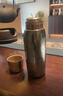 成事好物馮唐鈦杯雙層純鈦悶泡杯春夏保冷保溫鈦杯保溫杯輕量便攜 銀色 曬單實(shí)拍圖