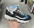 斯凱奇（Skechers）奧利奧熊貓鞋丨老爹鞋男女經(jīng)典黑白復古春夏輕便潮流增高運動(dòng)休閑 男款-BKW/黑色/白色 39.5 曬單實(shí)拍圖