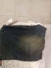 趣米樂美式褶皺牛仔褲男春夏季高街寬松潮流顯瘦闊腿直筒工裝休閑長褲子 淺藍色 XL 【建議120-140斤】 曬單實拍圖