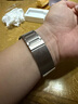 兵宏適用oppo watch x2/Sport手表表帶一加手表2鈦金屬表帶OPPO watch x2/4pro手表表帶商務男士夏季 鈦金屬【銀色】快拆款 22mm接口通用 曬單實拍圖