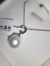 大溪地淡水珍珠吊墜 11-12mm925銀萬(wàn)能扣項鏈愛(ài)迪生珍珠送老婆教師禮物 曬單實(shí)拍圖