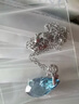XUPING旭平首飾S小海豚水滴項鏈女送禮飾品 項鏈 約40+6cm 曬單實拍圖