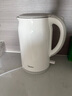 美的（Midea）電燒水壺全自動(dòng)一體電熱水壺大容量燒水家用便攜燒水壺自動(dòng)斷電保溫一體無縫內(nèi)膽不銹鋼防燙開水壺 1.7L 【7分鐘燒開】316L不銹鋼內(nèi)膽 曬單實(shí)拍圖