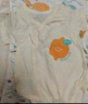 貝瑞加（Babyprints）新生兒包屁衣2件裝純棉嬰兒三角爬服夏季短袖連體衣A類(lèi)內衣 黃52 曬單實(shí)拍圖