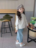 G.DUCKKIDS小黃鴨童裝女童牛仔褲子春秋季2025新款洋氣寶寶小童秋裝直筒長(cháng)褲 圖片色 120 建議身高105-115cm 4-5周歲 曬單實(shí)拍圖