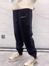 新百倫2025秋冬高端運動(dòng)休閑褲男新款彈力衛褲加厚加絨寬松哈倫束腿褲子 黑色 常規 春秋季適合8攝氏度以上 L (175) 適合145-160斤左右 曬單實(shí)拍圖
