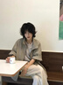 JRET日系短袖襯衫外套女夏季2025新款立領(lǐng)小眾薄款透氣半袖夾克上衣潮 卡其色 S 曬單實拍圖