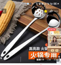 奈迅加厚不銹鋼湯勺漏勺大小號(hào)盛湯盛粥長(zhǎng)柄勺子家用廚房火鍋漏勺過(guò)濾 【加厚】6公分漏勺【1只裝】 曬單實(shí)拍圖