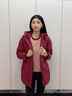 波司登（BOSIDENG）25新款羽絨服女短款連帽加厚90絨商場同款休閑百搭外套B250245122 醇酒紅|1856-趨勢推薦 S 160/88A 體重約110-130斤 曬單實拍圖