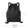 IROYA健身包男女游泳籃球足球包運動(dòng)訓練包收納袋束口抽繩旅行雙肩背包 黑色 曬單實(shí)拍圖