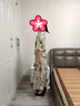 花花公子;PLAYBOY輕奢雪紡短袖連衣裙女夏季2025新款輕奢高端氣質(zhì)收腰媽媽長(cháng)裙子 淺綠色 XL （建議100-115斤） 曬單實(shí)拍圖