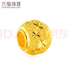六福珠寶 足金滿天星黃金轉(zhuǎn)運(yùn)珠路路通串珠 計(jì)價(jià) 約0.98克 曬單實(shí)拍圖