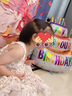 凡獵女童連衣裙夏裝2025新款兒童純棉公主裙寶寶一周歲禮服夏季吊帶裙 曬單實拍圖
