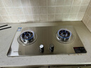 樂(lè )佳好太太  590mm小開(kāi)孔600mm小尺寸家用燃氣灶雙灶猛火灶嵌入式煤氣灶臺式兩用天然氣灶液化氣灶熄火保護 A2【小開(kāi)孔】【不銹鋼面】雙文火 管道天然氣 曬單實(shí)拍圖