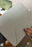 奧思妙適用ipad保護殼2025新款11代10/9保護套ipadair7/6/5平板pro帶筆槽4蘋果防彎6摔10.2寸8輕薄3十y折 面蓋可吸附【Y+3折-灰色】 2025款ipad第11代【A16 曬單實拍圖