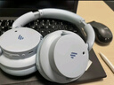 漫步者（EDIFIER）【重磅旗艦新品|藍牙V5.4】Fit900NB小金標真無(wú)線(xiàn)主動(dòng)降噪頭戴式藍牙耳機長(cháng)續航游戲音樂(lè )耳麥禮物 云巖白+QQ音樂(lè ) 曬單實(shí)拍圖