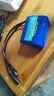 德力普（Delipow）18650鋰電池組3.7v/7.4v/12v唱戲機(jī)戶外露營(yíng)電源音響太陽能路燈監(jiān)控器噴霧器玩具車等可充電蓄電池 12V 6000毫安【5521-DC公母頭】 曬單實(shí)拍圖