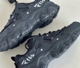 斐樂(lè)（FILA）貓爪5代官方女復(fù)古運(yùn)動(dòng)鞋楊冪同款新款休閑鞋老爹鞋 黑-BK 37.5 曬單實(shí)拍圖