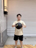 特步 籃球成人7號升級PU初中青少年中考比賽訓練專用標準防滑耐磨藍球 幻影灰【7號球】配三件套 曬單實拍圖