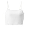 無(wú)印良品（MUJI）女式 萊賽爾短款帶罩杯吊帶衫 帶胸墊女款 25年夏季背心 細(xì)肩帶 白色 M （160/84A） 曬單實(shí)拍圖