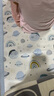 好孩子（gb）嬰兒涼席寶寶床席幼兒園床涼席抑菌透氣吸汗冰絲床涼席 可水洗 粉 曬單實(shí)拍圖