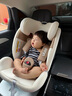 優(yōu)樂博（ULOP）兒童安全座椅0-4-12歲i-size智能雙通風加熱車載嬰兒寶寶汽車座椅 卡特香檳（前后通風+175°躺角） 曬單實拍圖