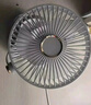袖悠臺扇夾扇掛扇電風(fēng)扇家用小型桌面風(fēng)扇辦公室宿舍臥室嬰兒車(chē)床頭輕音夾子電扇家用usb風(fēng)扇 【白色】五檔大風(fēng)丨3檔燈光丨USB款 曬單實(shí)拍圖