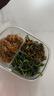 希樂扣 耐熱玻璃保鮮盒微波爐飯盒上班族學(xué)生帶飯便當(dāng)包餐盒套裝 三件套 曬單實(shí)拍圖