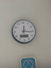 京東京造 知時系列電子萬年歷掛鐘 鐘表時鐘掛墻客廳石英鐘30cm星耀黑 曬單實拍圖