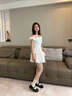 卓詩尼瑪麗珍女鞋2025新款秋季厚底淺口單鞋女復(fù)古黑色配裙子jk小皮鞋女 黑色 37 曬單實拍圖