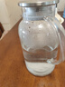 青蘋果耐熱冷水壺1.95升 可加熱茶水分離圍爐煮茶壺 大容量玻璃涼水壺  曬單實(shí)拍圖