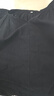 無印良品（MUJI）女式 強捻短袖罩衫 t恤上衣打底衫女款內(nèi)搭女裝25年夏季 BC2LLC5S 黑色 S (155/80A) 曬單實拍圖