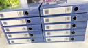齊心（COMIX）10只A4檔案盒55mm粘扣文件盒加厚塑料資料盒憑證人事城建文件收納盒辦公財(cái)會(huì)用品藍(lán)色EA1002-10 曬單實(shí)拍圖