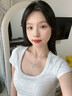 唯一（Winy）一克拉紫藤花純銀項(xiàng)鏈女2025新款吊墜生日七夕情人節(jié)禮物送女友 曬單實(shí)拍圖