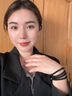 中國黃金（CHINA GOLD）黑曜石108顆佛珠手串男女多圈轉(zhuǎn)運(yùn)珠七夕情人節(jié)禮物送男友老公 【收藏寶石級(jí)】黑曜石佛珠手串6mm-品牌禮盒*賀卡 曬單實(shí)拍圖