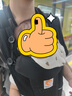 egobaby嬰兒背帶前抱式抱娃神器二美國狗小月齡寶寶腰凳前后兩用夏季透氣 Breze透氣款-黑色+腰包+防風(fēng)帽 曬單實(shí)拍圖