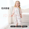 貝肽斯兒童睡袍夏季薄款睡衣2025新款寶寶睡袍優(yōu)可絲家居服七分袖 曬單實(shí)拍圖