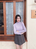 Teenie Weenie小熊女裝半身裙2025年秋季新款氣質(zhì)學(xué)院風(fēng)時髦百褶裙 深灰色 M 曬單實拍圖