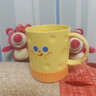 右客可愛奶酪漱口杯情侶家用刷牙杯子洗漱杯學(xué)生宿舍牙具牙缸塑料杯子 橙色圓形 曬單實(shí)拍圖