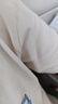 百圖betu女裝2025夏季新款T恤拼色設(shè)計(jì)夏日印花舒適棉感短袖女2505T16 杏色 L 曬單實(shí)拍圖