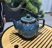 陶羽窯變建盞如意壺家用陶瓷泡茶碗簡(jiǎn)約大容量泡茶器功夫茶具禮盒裝 幽藍幻彩窯變建盞如意壺[禮盒裝] 曬單實(shí)拍圖