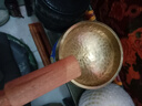 藝巔吉彩尼泊爾佛音碗西藏佛具銅頌缽手工修行碗黃銅瑜珈缽師傅推薦梵音缽 口徑約8cm 高約4.5cm 曬單實(shí)拍圖