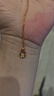 周六福18K黃金項(xiàng)鏈女生肖蛇彩金項(xiàng)鏈 七夕情人節(jié)禮物C0614075 40+5cm 曬單實(shí)拍圖