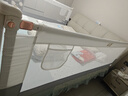 KDE嬰兒床圍欄防摔護(hù)欄寶寶床邊防摔安全防護(hù)欄兒童床上防掉床擋板 [M7]雅灰【U型底座-免打孔】 三面裝丨2.0米床【2.0+2.2+2.2】 曬單實(shí)拍圖