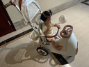bebehaha搖搖樂(lè )嬰兒推車(chē)搖一搖遛娃神器二合一兒童手推車(chē)1-5歲橄欖棕-帶篷 曬單實(shí)拍圖