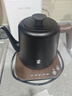 鳴盞燒水壺泡茶 電熱水壺功夫茶壺電茶爐 茶藝師專用電茶壺 智能恒溫茶具磨砂MZ152A黑色 曬單實(shí)拍圖